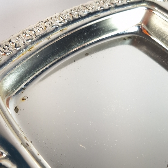 Vintage Mayell EP Steel Silver Plate Butter Dish Made In England - Picture 11 of 12